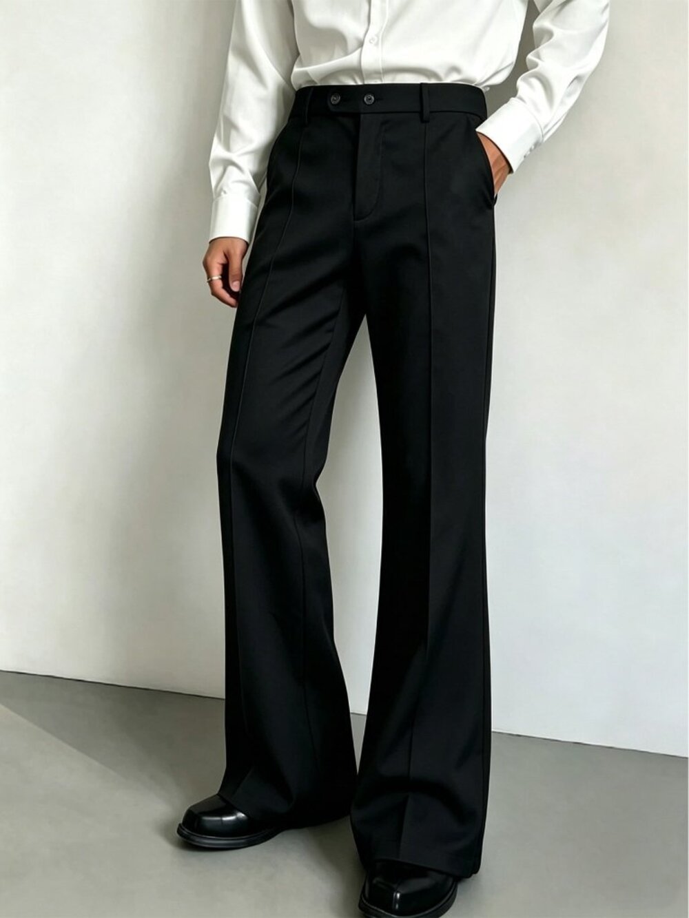 Black Business Men's Casual Travel Long Pants